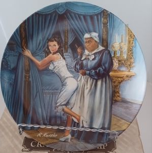Limited Edition of "Mammy Lacing Scarlett" Gone with the Wind Plate Knowles